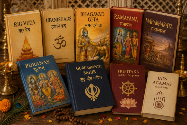 Textes sacrés de l'Inde, Védas et Bhagavad-Gita